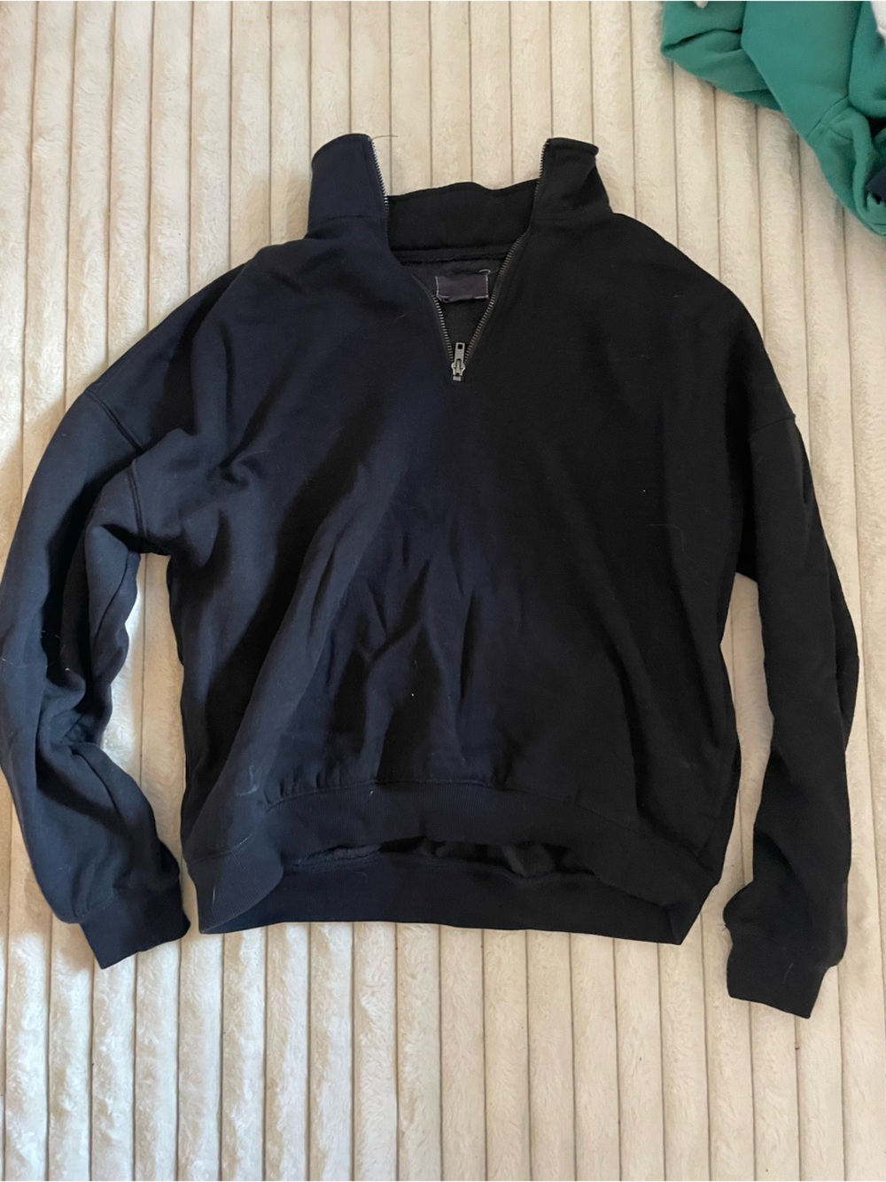 Bluenotes Dark grey/Black quarter zip